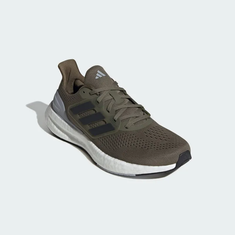 adidas Pureboost 23 Olive Strata Core Black Halo Silver (IF1548)
