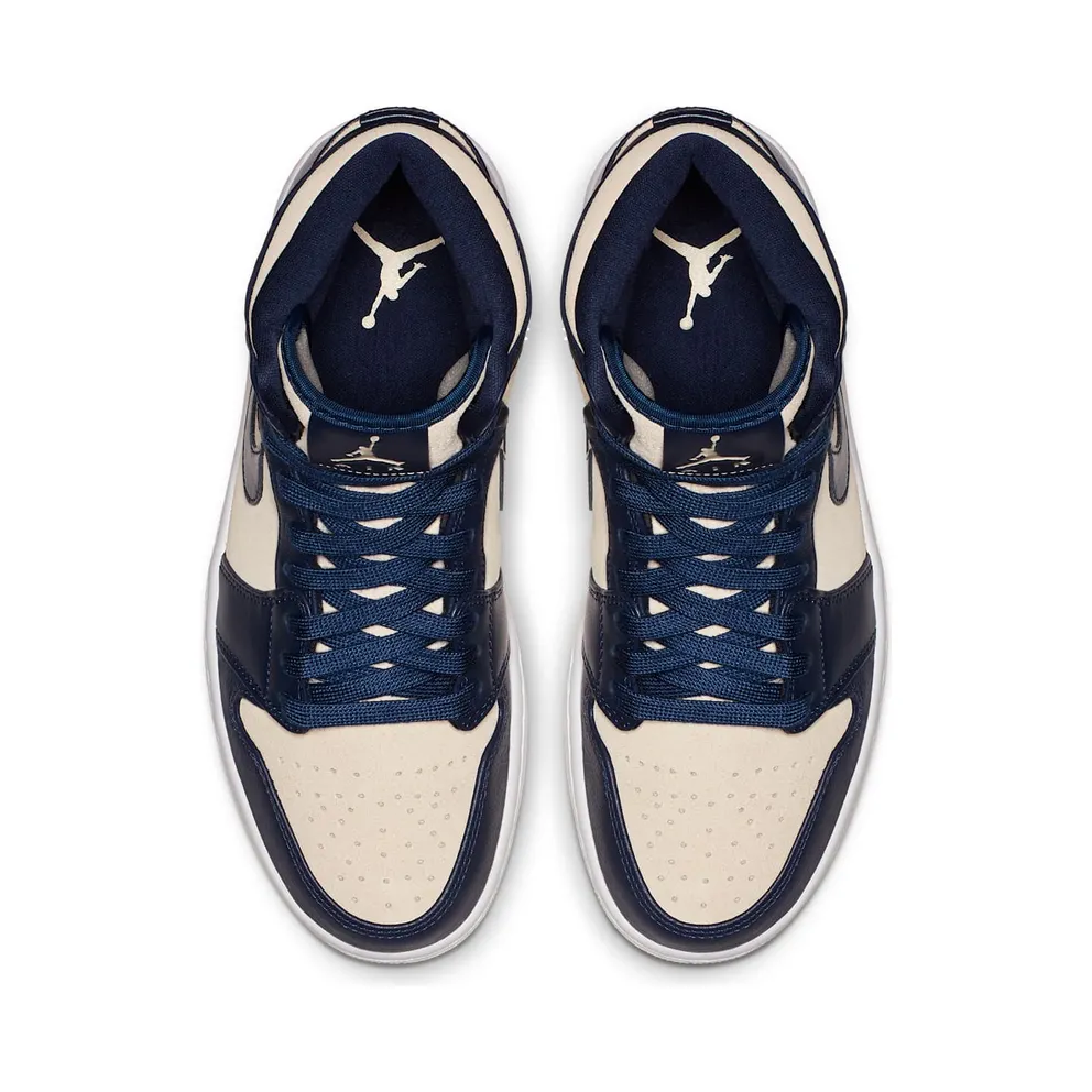 Jordan 1 Retro Premium Midnight Navy Light Cream (W) Midnight Navy/Light Cream-White (AQ9131-401)