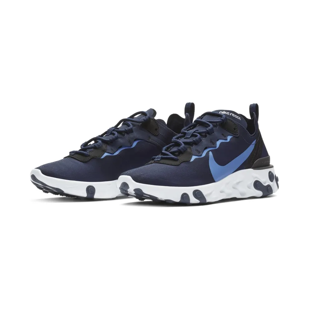 Nike React Element 55 Midnight Navy Midnight Navy White Black Royal Pulse (BQ6166-400)