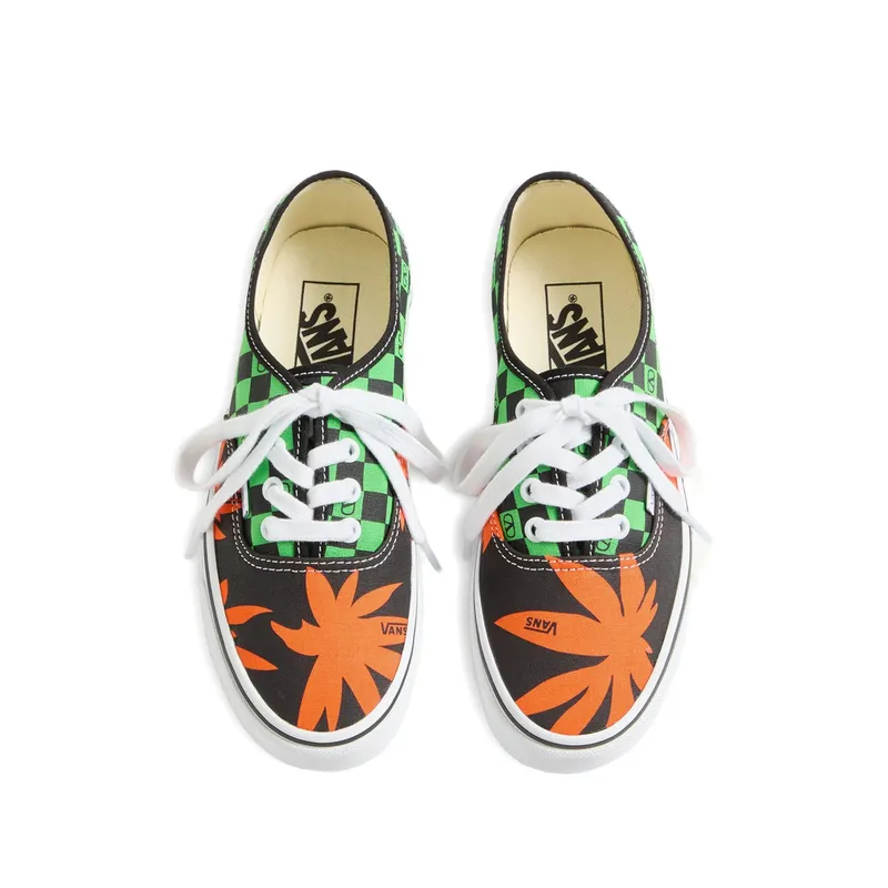 Vans X Valentino X Vans Low-top Fabric “Green/Orange” (7W0S0ND8XWF BAL)