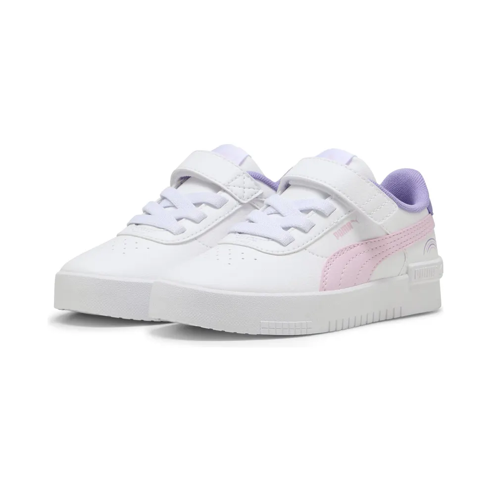 Puma Jola Colorful Rainbow “Puma White / Pearl Pink / Lavender Alert” (401671_01)