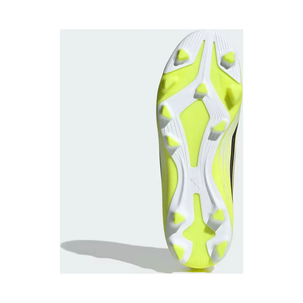 adidas F50 Club Firm Ground / Multi Ground Football Boots Kids “Team Solar Yellow 2 / Core Black / Lucid Red” (JS1482)