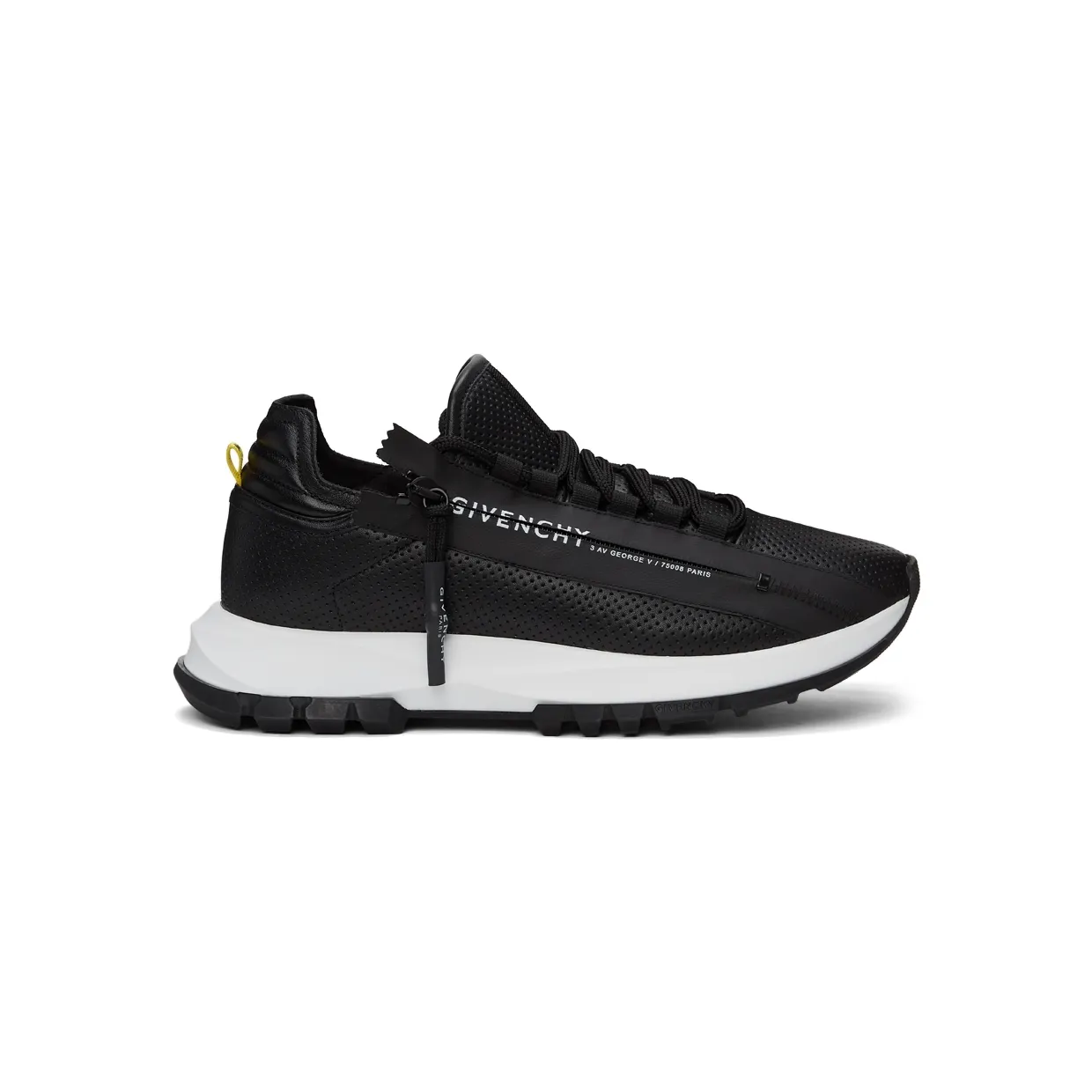 Givenchy White Spectre Zip Low Sneakers (BH003MH0NJ)