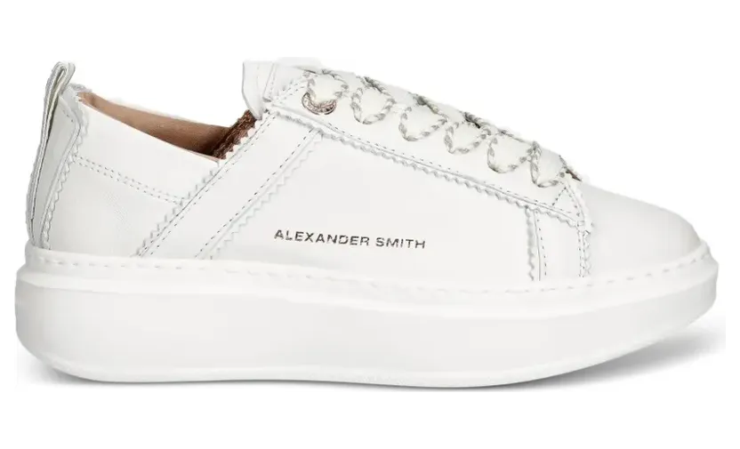 Alexander Smith Wembley Sneakers mit Spitze – Weiß (ASBDWBW0317TWT)