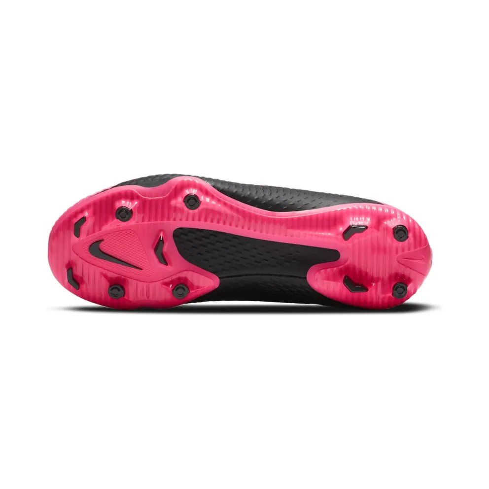 Nike Phantom GT Academy DF MG Black Pink Blast (Kids) Black/Pink Blast-Metallic Silver (CW6694-006)