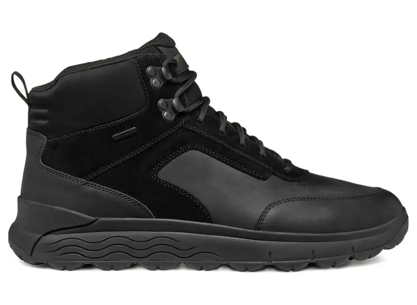 Geox Sneakers mit Logo-Schild – Schwarz (U46FDB0FF22C9999)