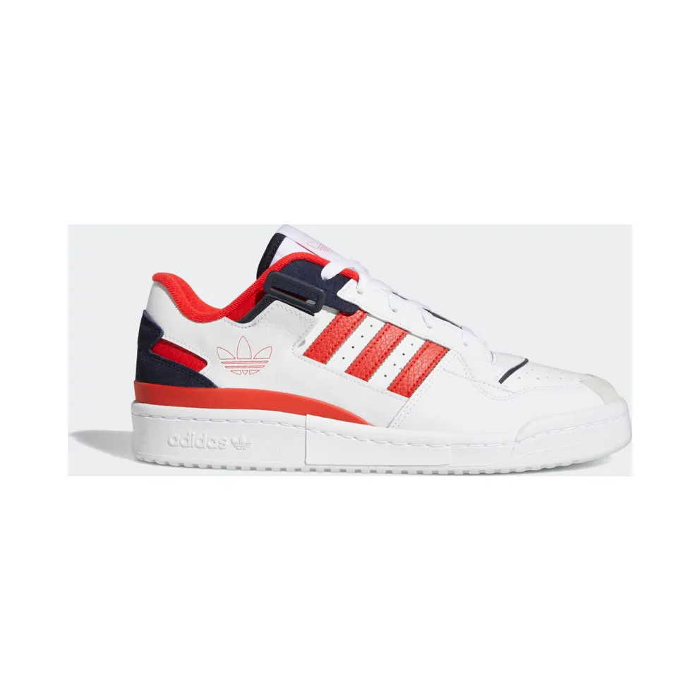 adidas Forum Exhibit Low Schuh Cloud White / Red / Legend Ink (GZ5391)