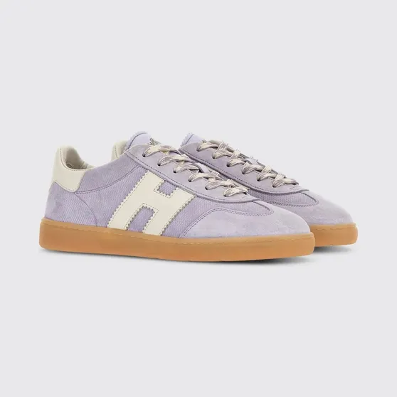Hogan Cool Embossed Suede Sneakers Lilac (HXW6470FB60UWX0RVS)