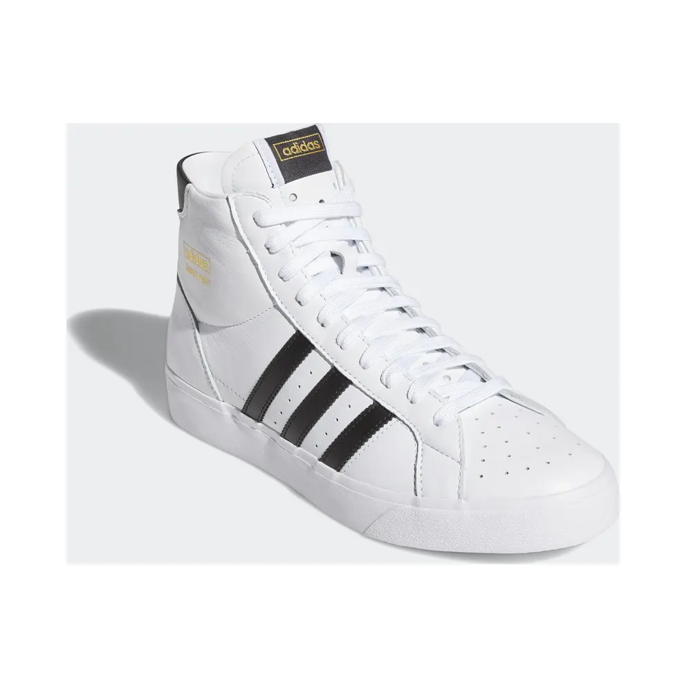 adidas Basket Profi Cloud White Black Cloud White/Core Black/Gold Metallic (FW3108)