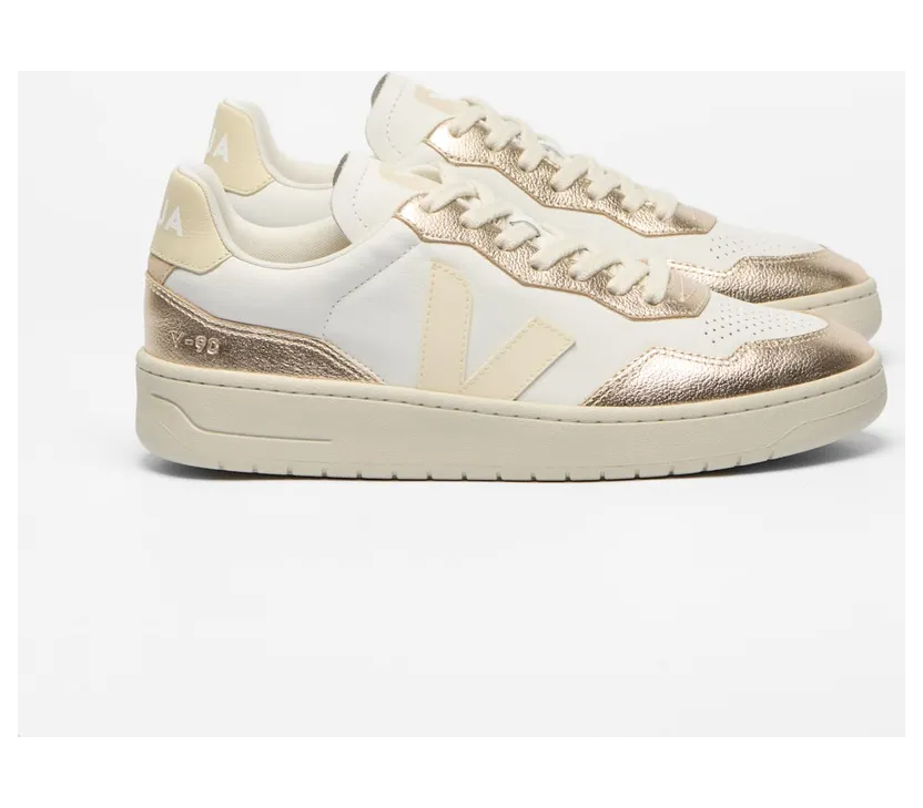 Veja – V-90 Leather Sneakers – Dames – Schoenen – Wit (VD2021362A)