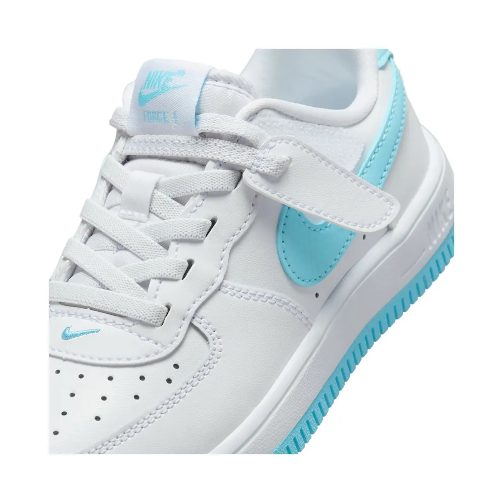 Nike Force 1 Low EasyOn White Aquarius Blue (FN0237-107)