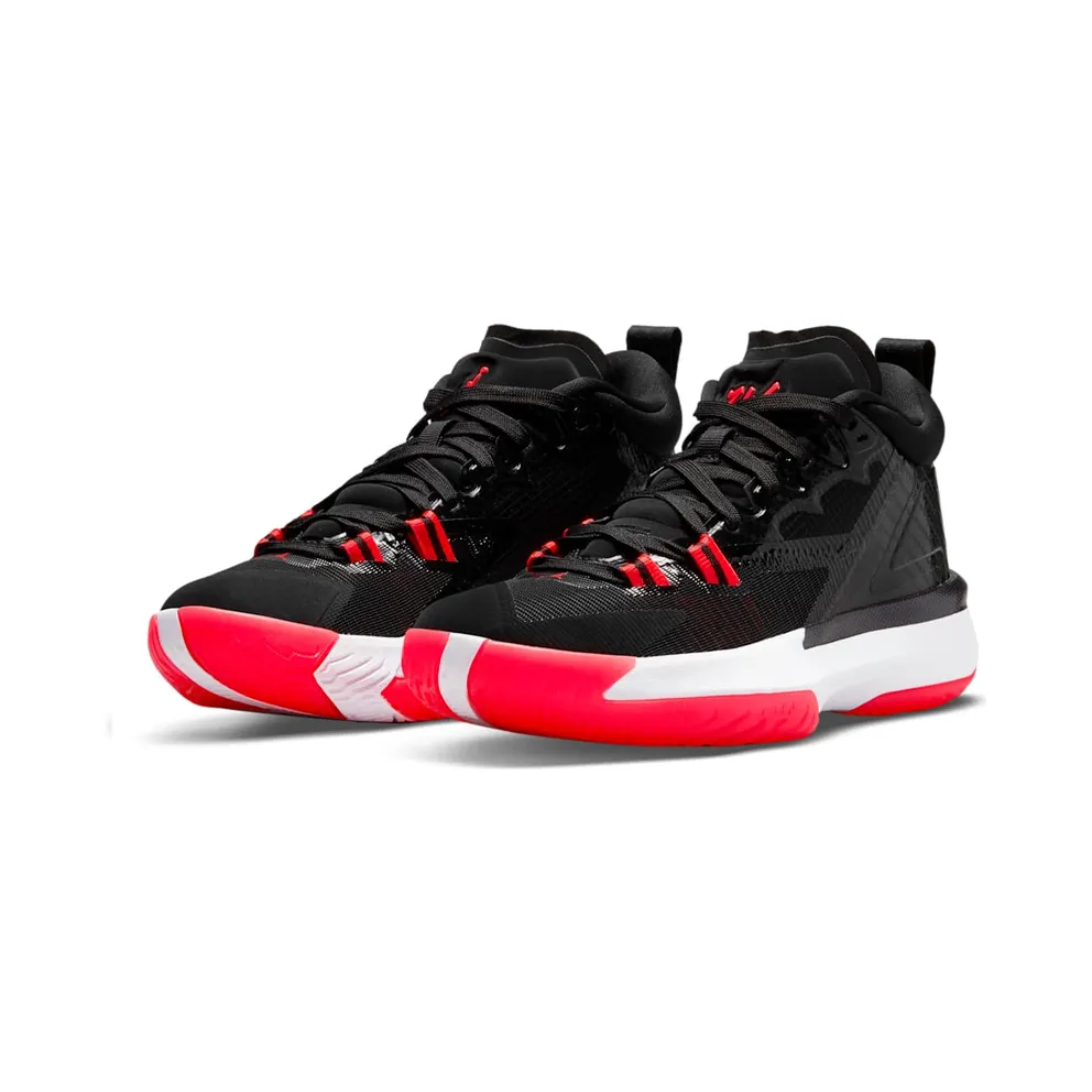 Nike Zion 1 “Black / White / Bright Crimson” (DA3131-006)