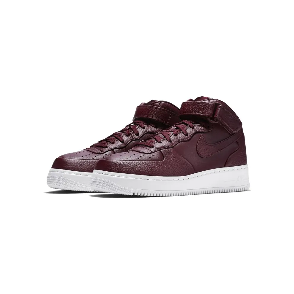 Nike Air Force 1 Mid Night Maroon Night Maroon/Night Maroon-White (819677-661)