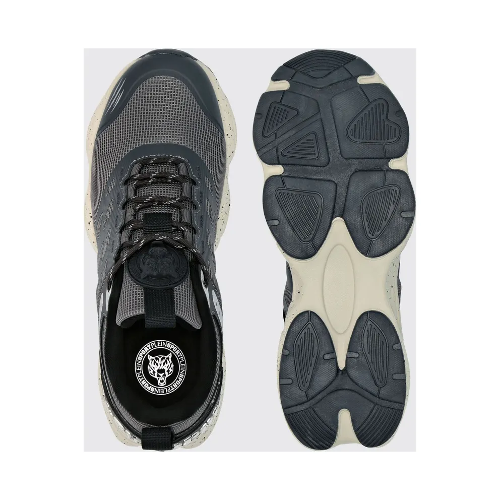Plein Sport Venom Striker Gen. X.05 Low-Top in Mesh with Rear Logo Grey (SAESUSC0740STE003N1072)