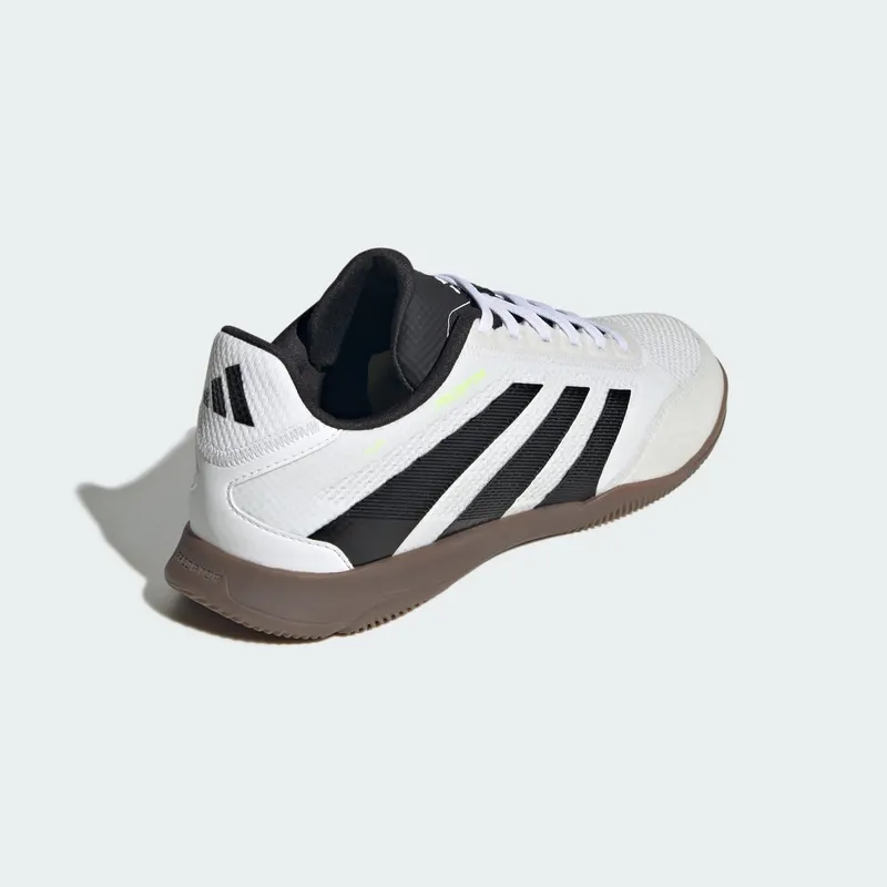 adidas Predator League Indoor Boots Kids “Cloud White / Core Black / Lucid Lemon” (JR7024)