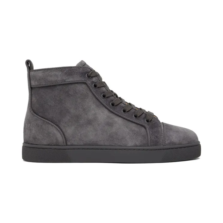 Christian Louboutin Grey Louis Orlato High Sneakers (3161213)