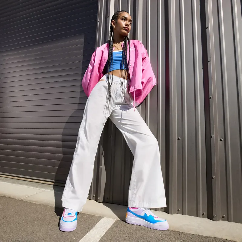 Nike Air Force 1 Shadow White Photo Blue Lilac Bloom Alchemy Pink (HF5064-100)
