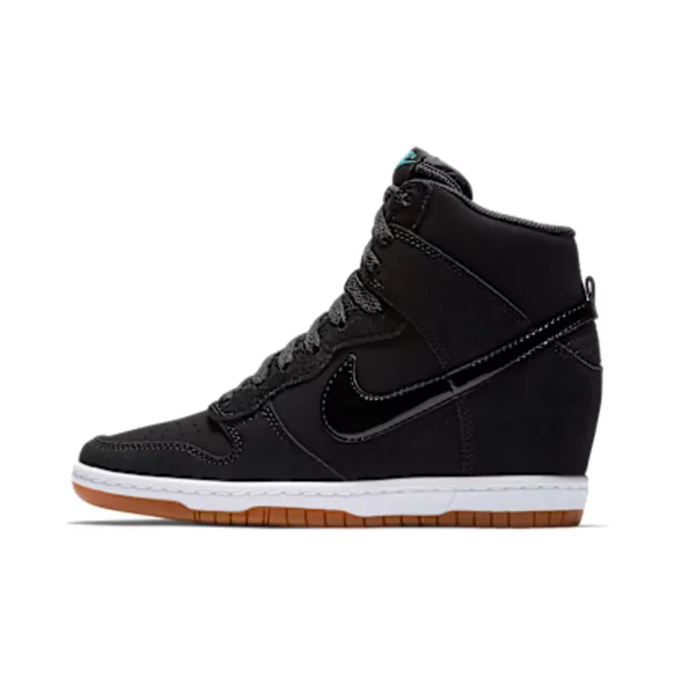 Nike Dunk Sky Hi Black Gum (W) “Black / Sail / Gum Medium Brown” (644877-011)