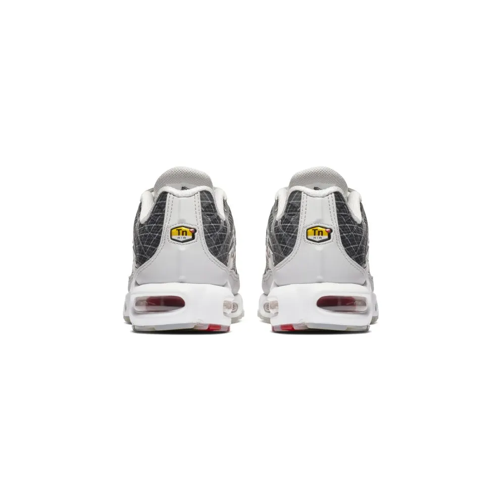 Nike Air Max Plus Wave Grid Grey Neutral Grey/White-Varsity Red (BV1983-001)