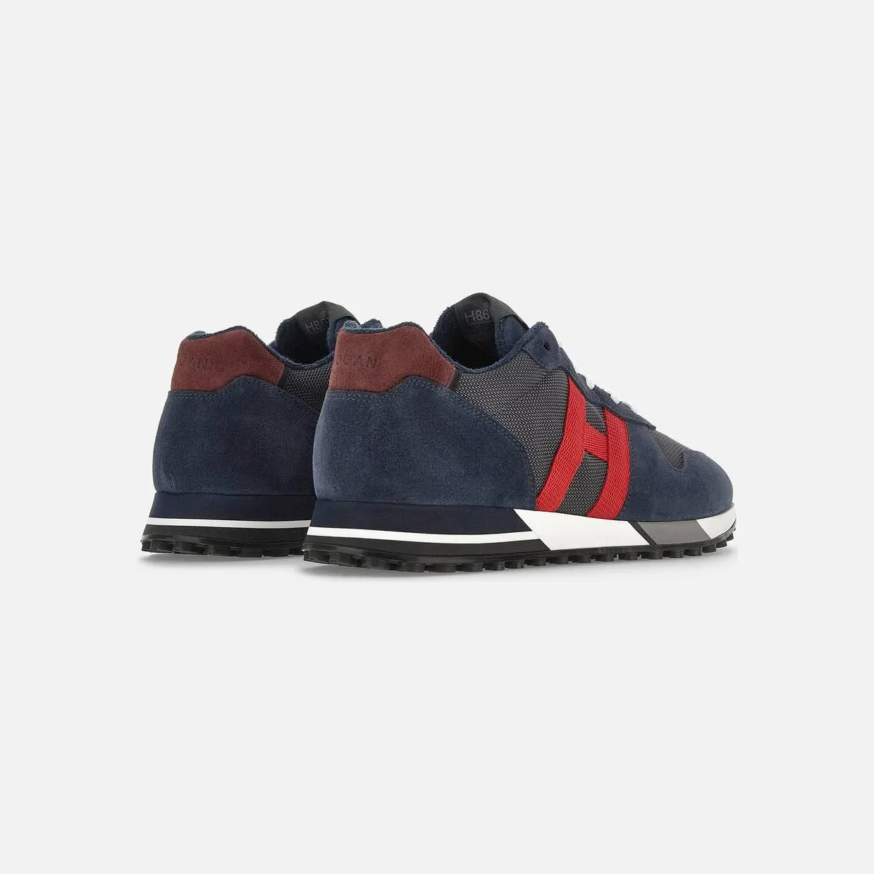 Sneakers Hogan H383 Blue Grey Red (HXM3830AN51PDV746S) (2)