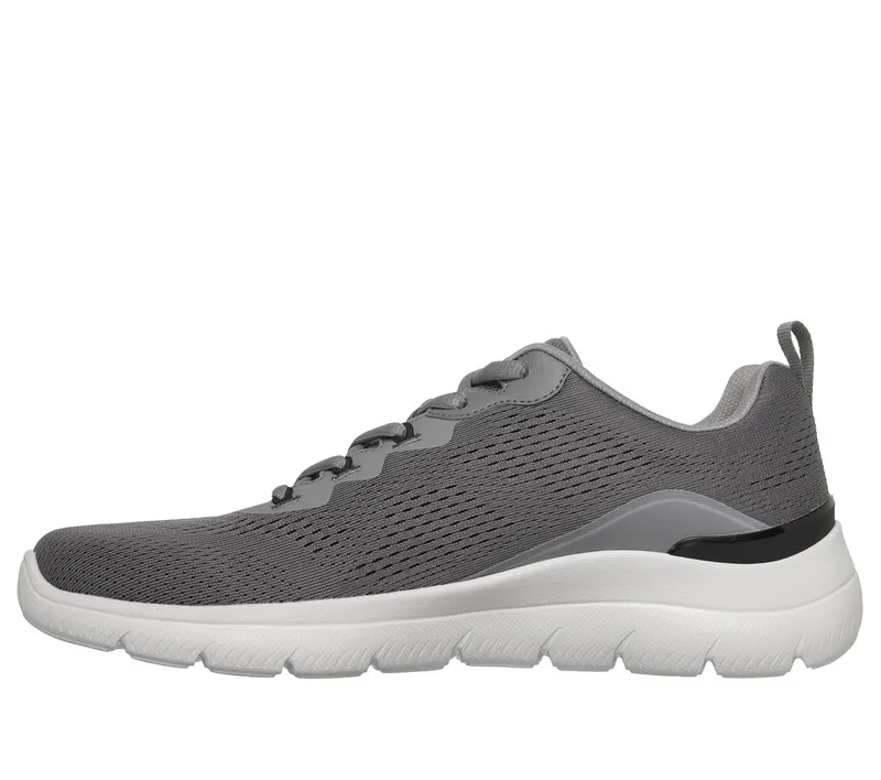 Skechers Arch Fit Summits – Kravel Sneaker Houtskool/Limoen