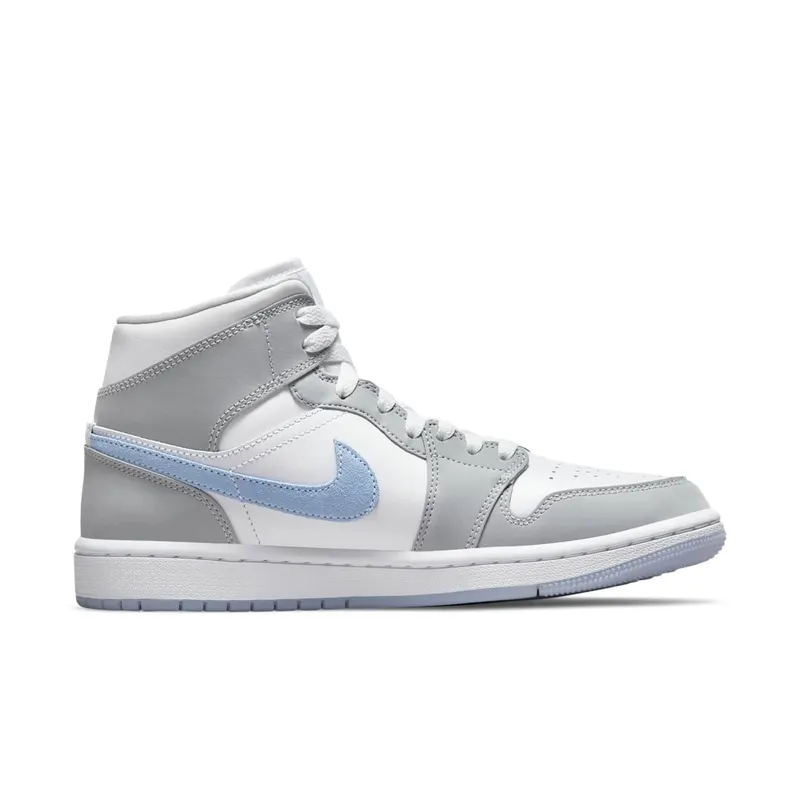Air Jordan 1 Mid Wolf Grey (2021) (BQ6472-105)