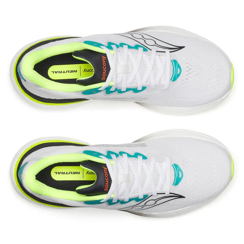 SAUCONY Ride 19 “White / Citron” (S101566-1036)