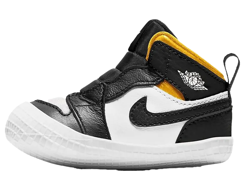 Jordan 1 Wiegbootie voor baby’s Zwart (AT3745-017)