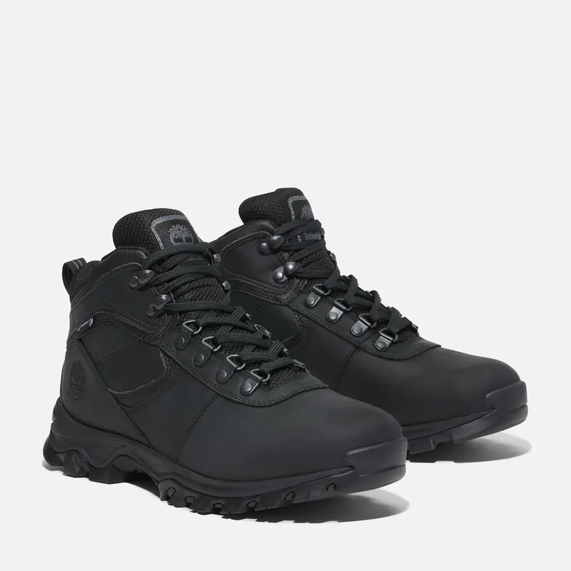 Timberland Mt. Maddsen Waterproof Mid Hiking Boot Black (TB12731R-001)
