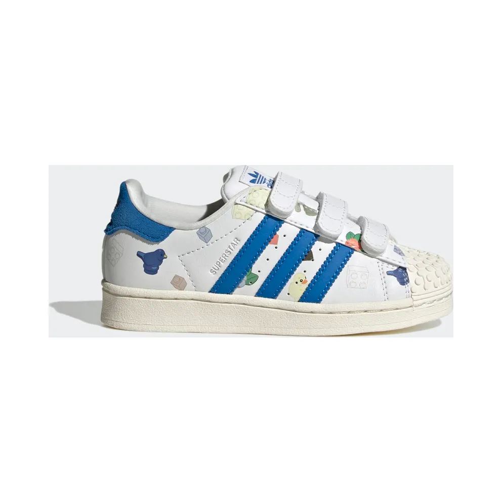 adidas Superstar x LEGO Schuh Cloud White / Bright Royal / Core White (IF2201)