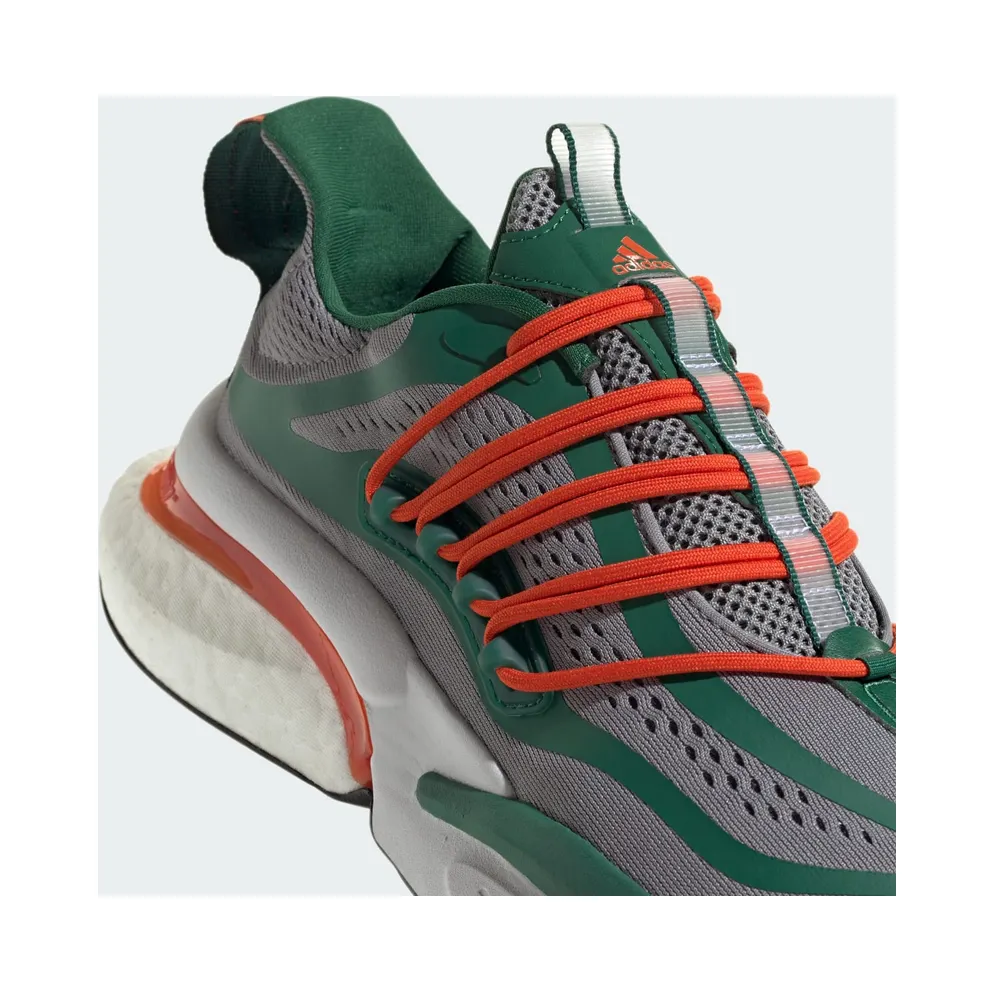 adidas Miami Alphaboost V1 Grey Team Dark Green Team Orange (IE1038)