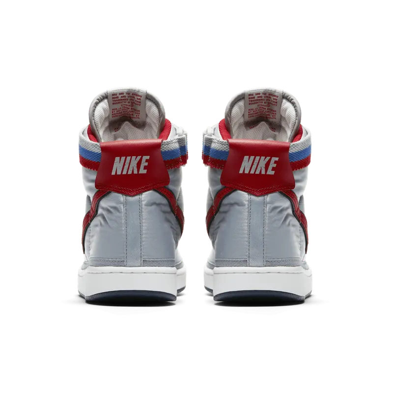 Nike Vandal High Supreme Nylon OG (2017) Metallic Silver/University Red (AH8652-001)