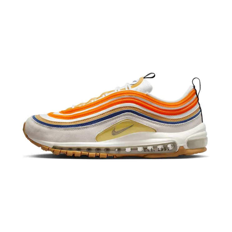 Nike Air Max 97 SE Frank Rudy “Summit White / Safety Orange / Lemon Wash / Black” (DV2619-100)
