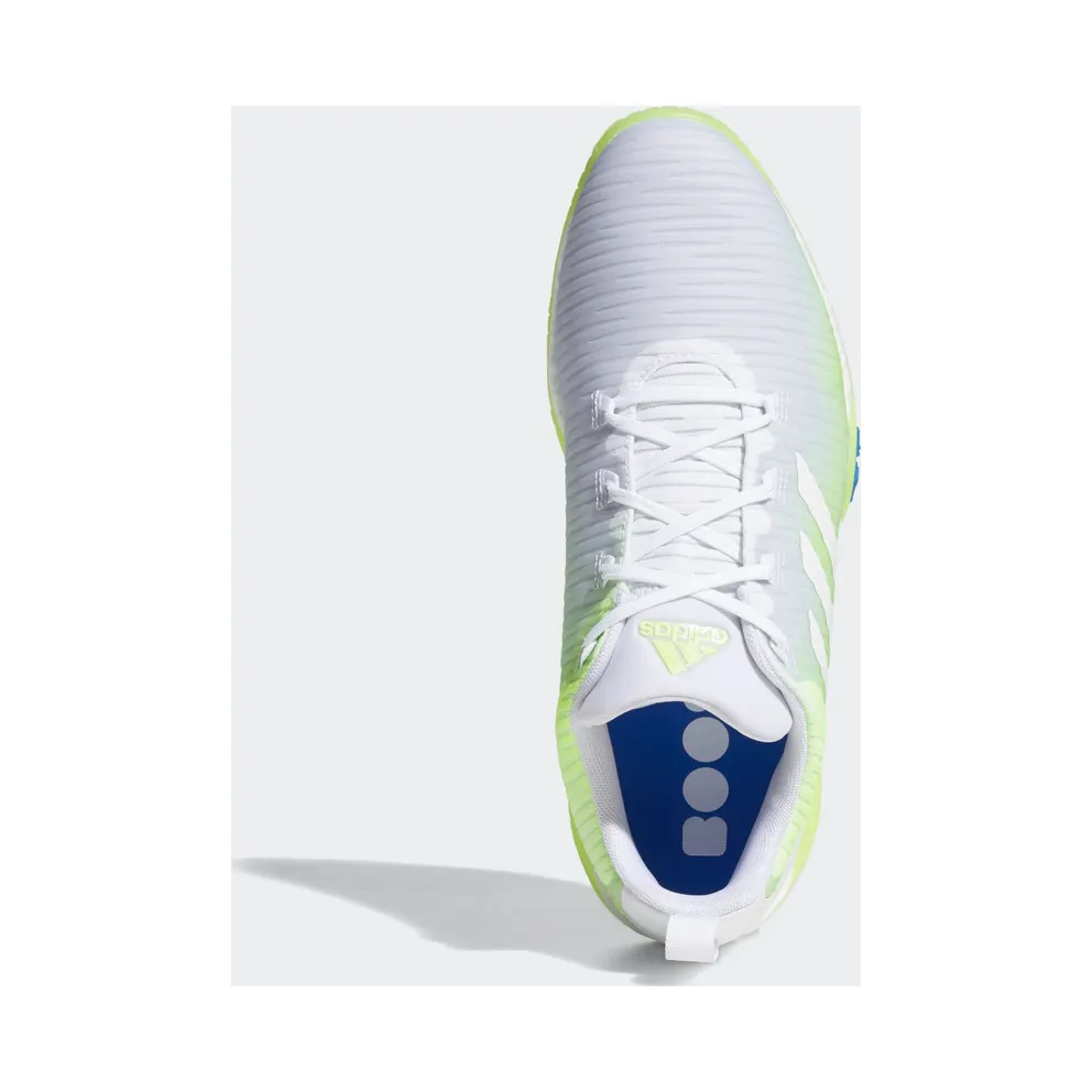 Adidas CodeChaos Golf Shoes Cloud White / Signal Green / Glow Blue (EE9101)