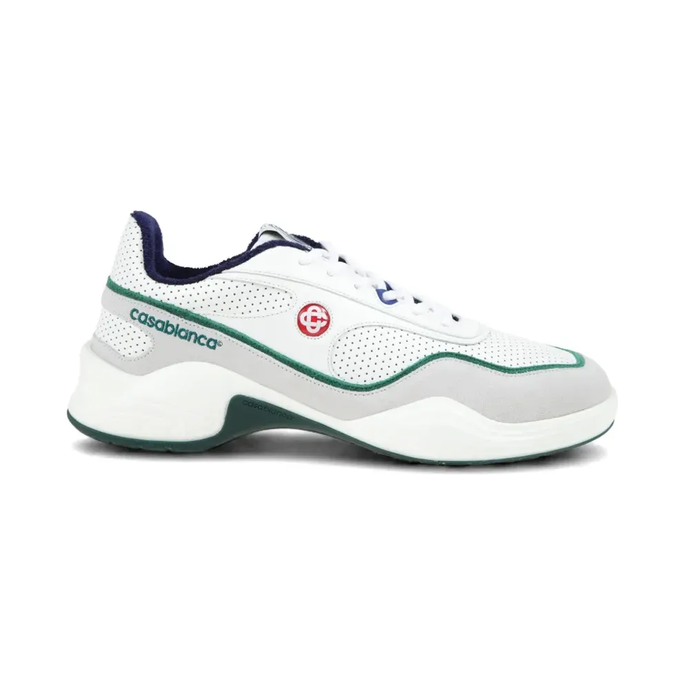 Casablanca Court Championship leren – White (ASS26SNK03001)