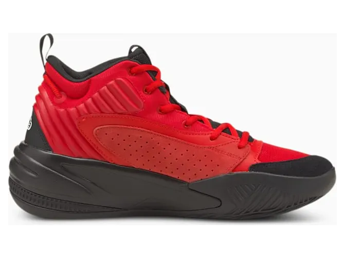 Puma Dreamer 2 Mid basketbalschoenen Zwart/Rood (194849-03)