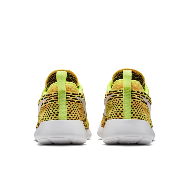 Nike Roshe One Flyknit Volt/White-Total Orange-Black (W) Volt/White-Total Orange-Black (704927-702)