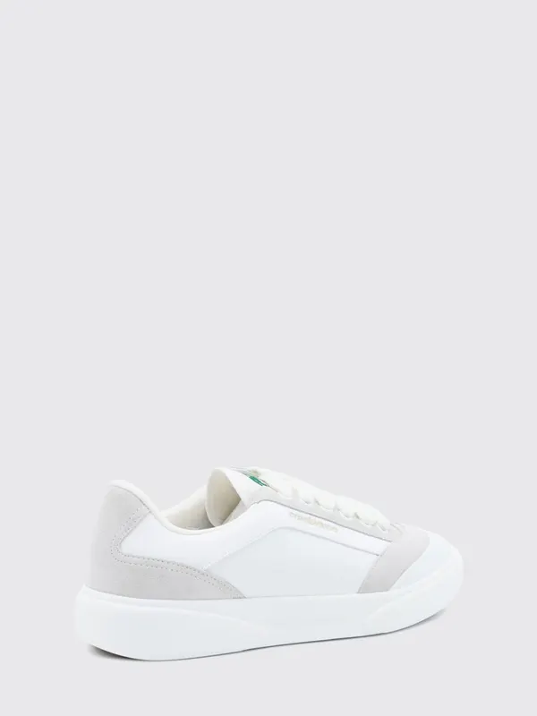 Casablanca Bicolor Leather and Fabric with Round Toe White 1 (APF26SNK02501M)