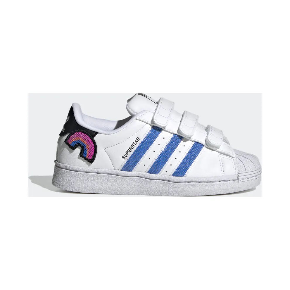 adidas Superstar Schuh Cloud White / Pulse Blue / Pantone (GV8988)