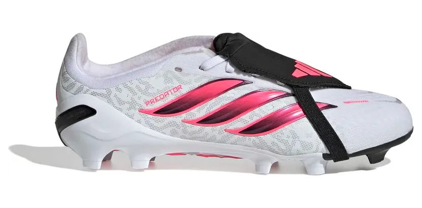 Adidas Predator Elite Fold-Over Tongue FG Kinder Nockenschuhe, weiß, Größe 36 ⅔ (IH2109)