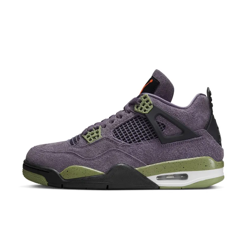 Air Jordan 4 Retro Canyon Purple/Alligator/Black/Safety Orange