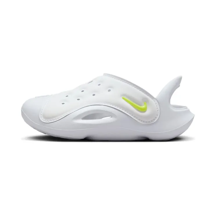 Nike Aqua Swoosh “White / Pure Platinum / Volt” (FN0875-100)