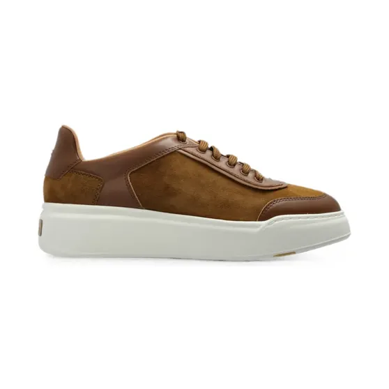 Max Mara mit Kontrasteinsatz “Brown” (MAXISUEDE2624766031)