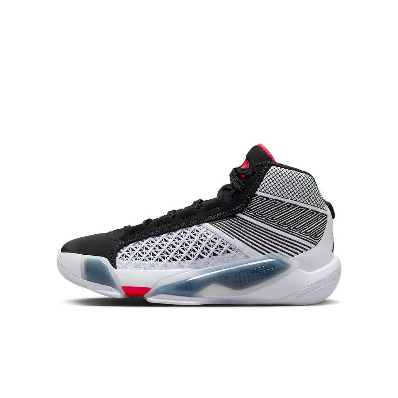 Jordan 38 White Black Siren Red (DZ3499-101)