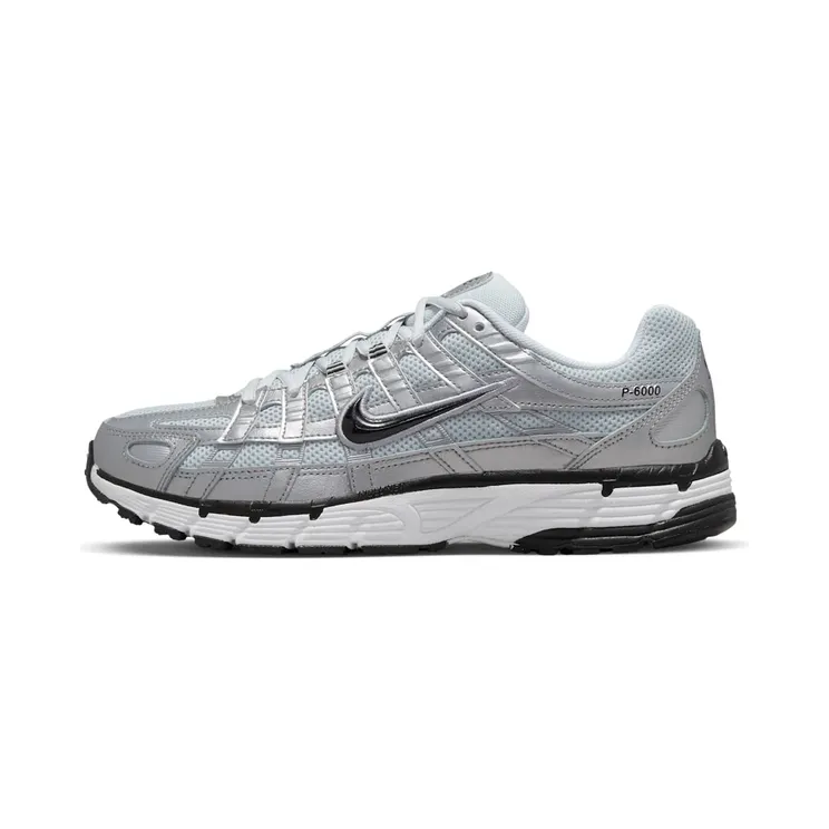 Nike P-6000 (white / black / metallic silver) – FD9876-101