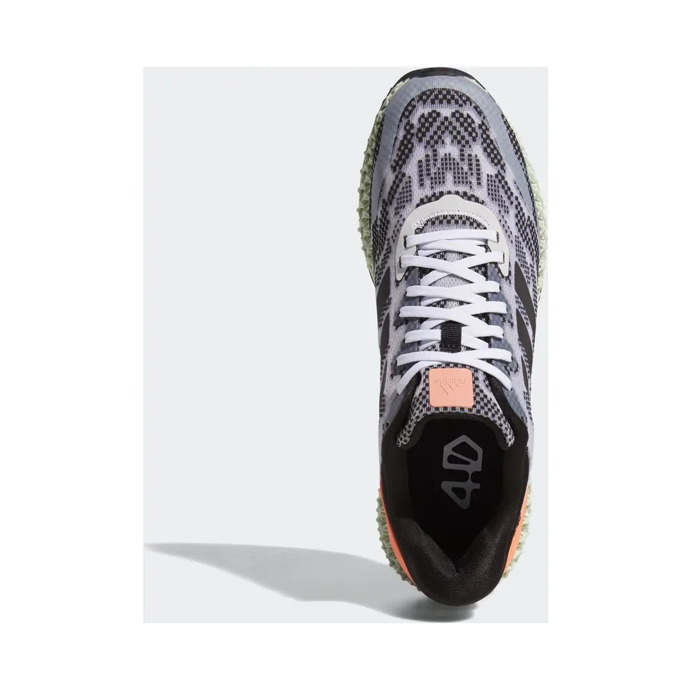 adidas Performance 4D Run 1.0 Footwear White Footwear White/Core Black/Signal Coral (FW1233)