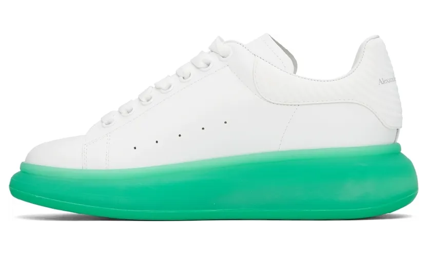 Alexander McQueen Black & Green Oversized Sneakers (682397WIB94) (3)