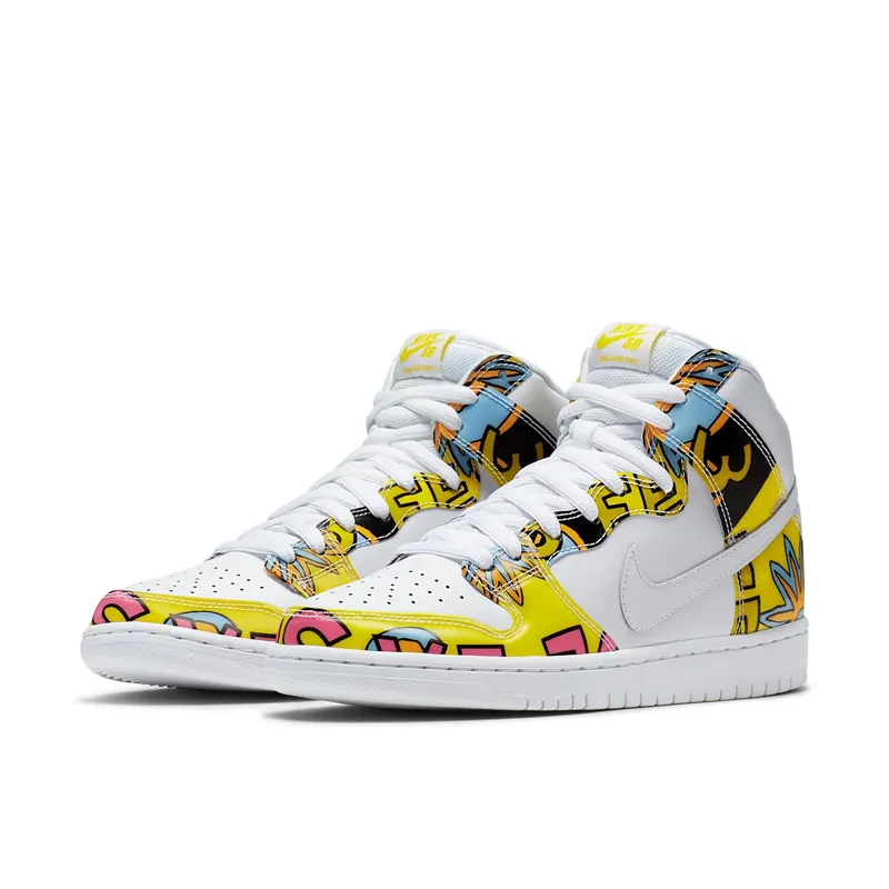 Nike Dunk SB High De La Soul (2015) White/Firefly (748751-177)