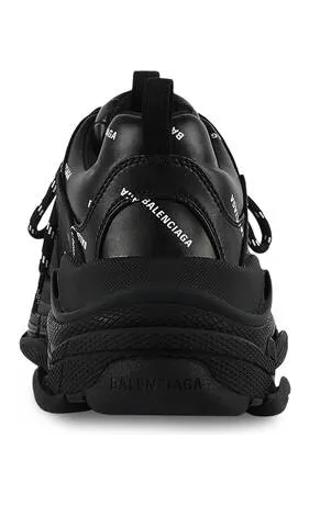 Balenciaga Triple S Black Logo (W) (524039 W2FA1 1090) (3)