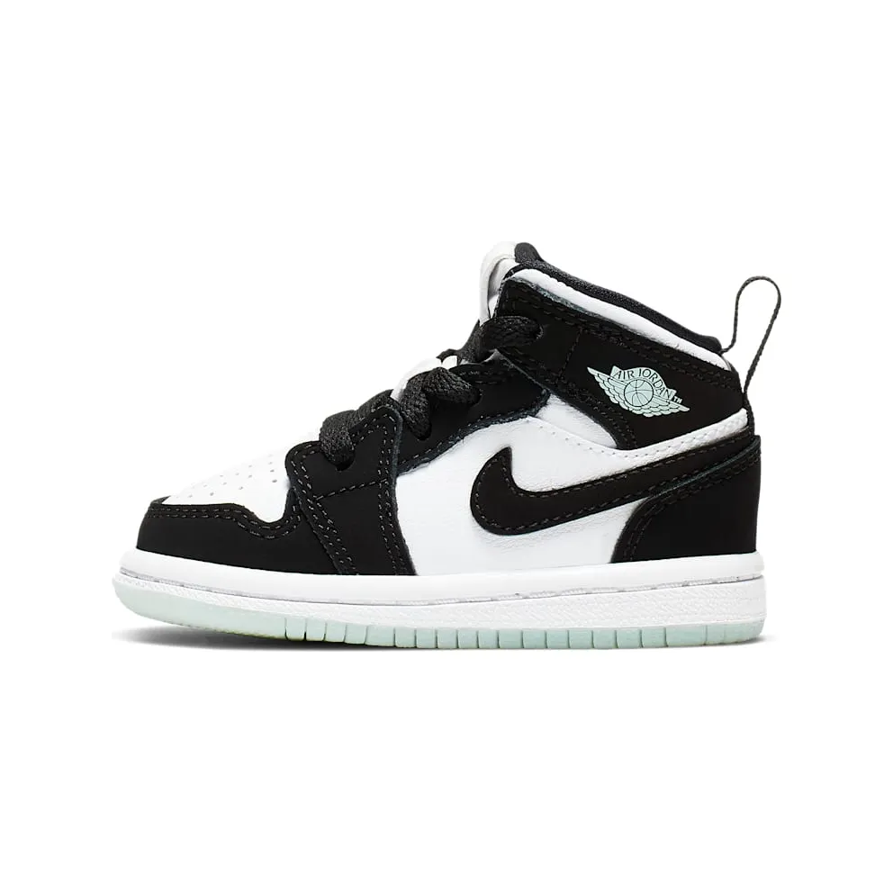 Jordan 1 Mid White Black Teal Tint (TD)